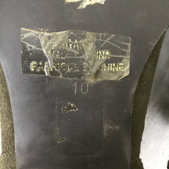 Jeffrey Campbell Taggert Lattice Olive Ankle Booties 10 - Picture 13 of 14